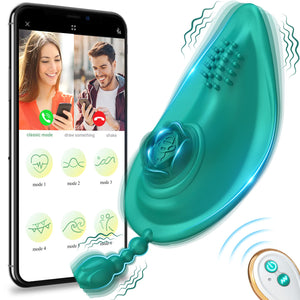 Adult Sex Toys Wearable Vibrator - Sex Toys Butterfly Panties Vibrator with 10 Vibrating Modes, Adult Toys Remote APP Control Vi