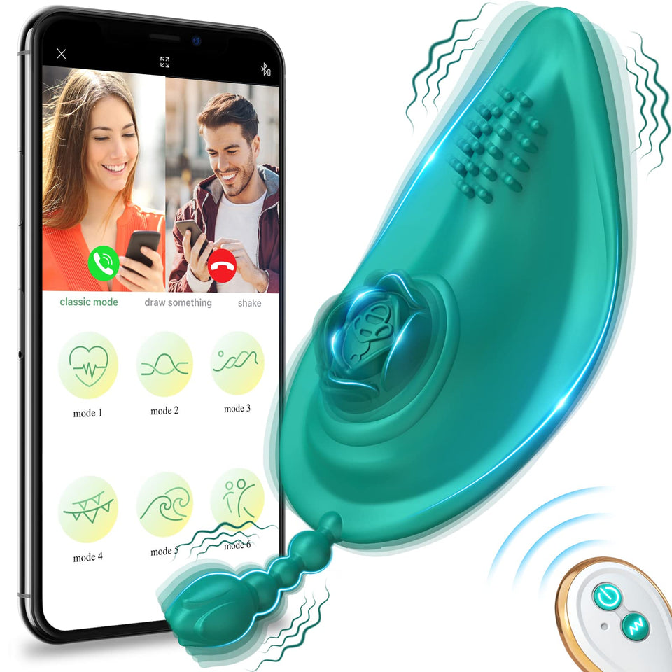 Adult Sex Toys Wearable Vibrator - Sex Toys Butterfly Panties Vibrator with 10 Vibrating Modes, Adult Toys Remote APP Control Vi