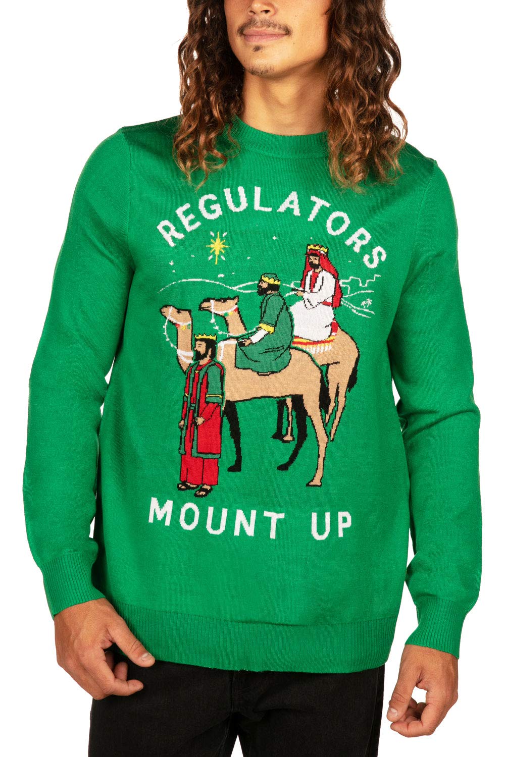 Tipsy Elves Ugly Christmas Sweaters for Men - Colorful and Funny Mens Christmas Sweaters - Festive Holiday Pullovers - Mens Gr