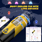 Cafatop Sex Toys for Men Male Masturbator - Automatic Masturbators Cup with 7 Thrusting &Rotating Modes for Penis Stimulation, E