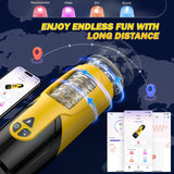 Cafatop Sex Toys for Men Male Masturbator - Automatic Masturbators Cup with 7 Thrusting &Rotating Modes for Penis Stimulation, E