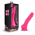 Blush Novelties Ruse 7.5 Inch Silicone Dildo, Thick, Girthy, Suction Cup, Strap On Harness Compatible, Sex Toy For Women