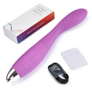 Sweet Vibrations Women Sex Toys - G Spot Vibrator with Vibrating Head for Clitoral Vibration Stimulator - G-Spot, Clit Toy Purpl