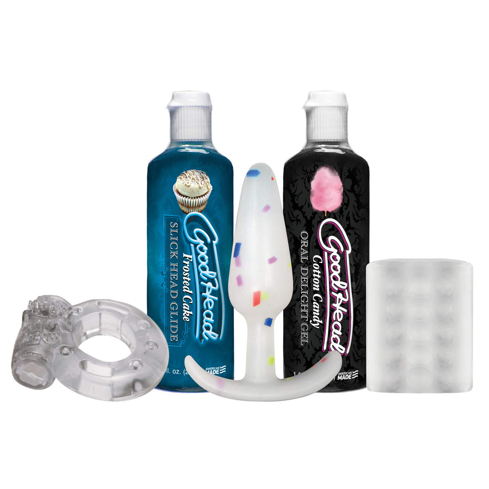 Doc Johnson Goodhead - Party Pack - Complete Oral Pleasure - 5Piece Kit