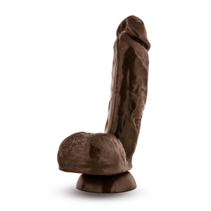 Eden | 8 Inch Long Thick Realistic Skin Dildo | Monster Dildo Sex Toys For Women | Dildo For Gay Men And Dildo For Women | Suction Cup Dildo And Strap On Friendly | Brown Dildo