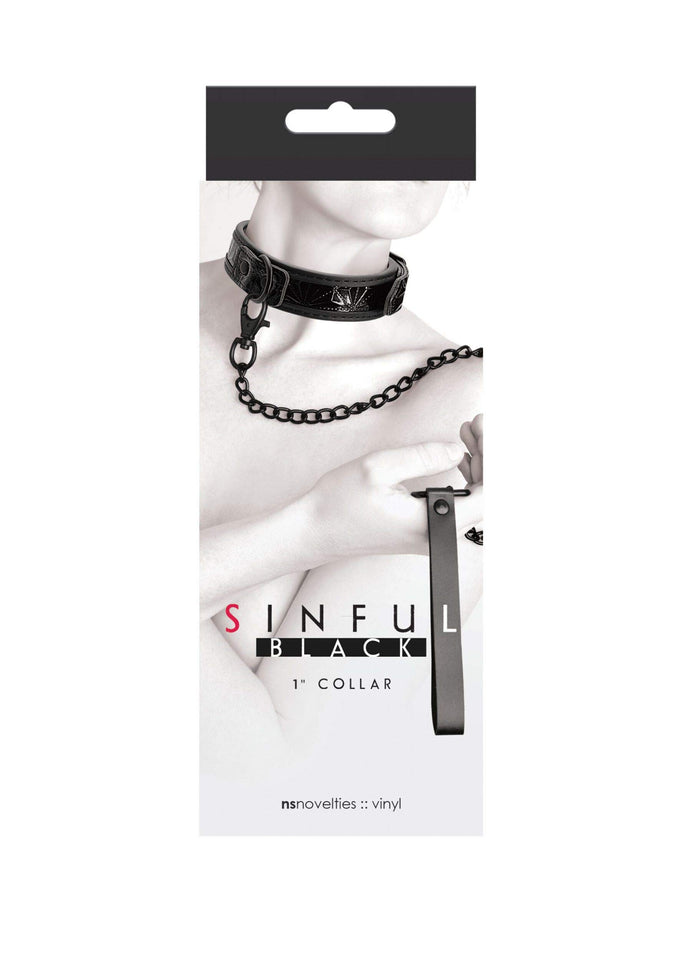 Sinful 1In Collar Black