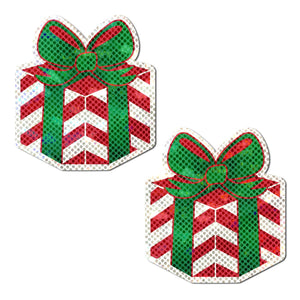 (Wd) Pastease Xmas Present Wra W/ Bow