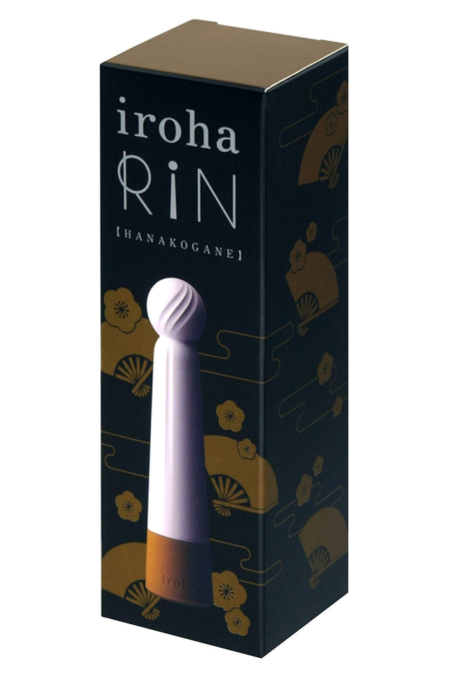 Iroha Rin Kokane Gold Women Soft Touch Silicone Vibrator Adjustable Strengths Battery Operated Stick Shaped