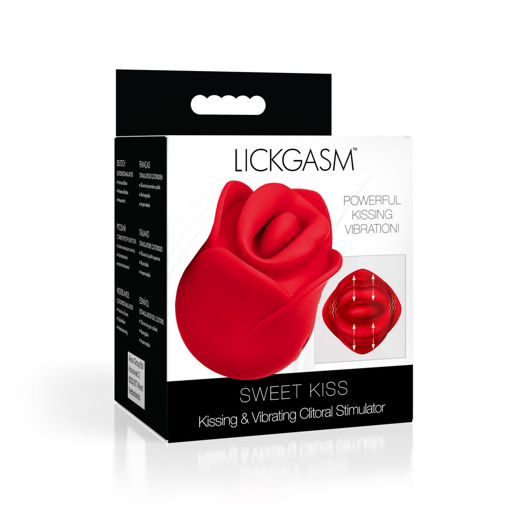 Lickgasm Kissing & Vibrating Rose Red