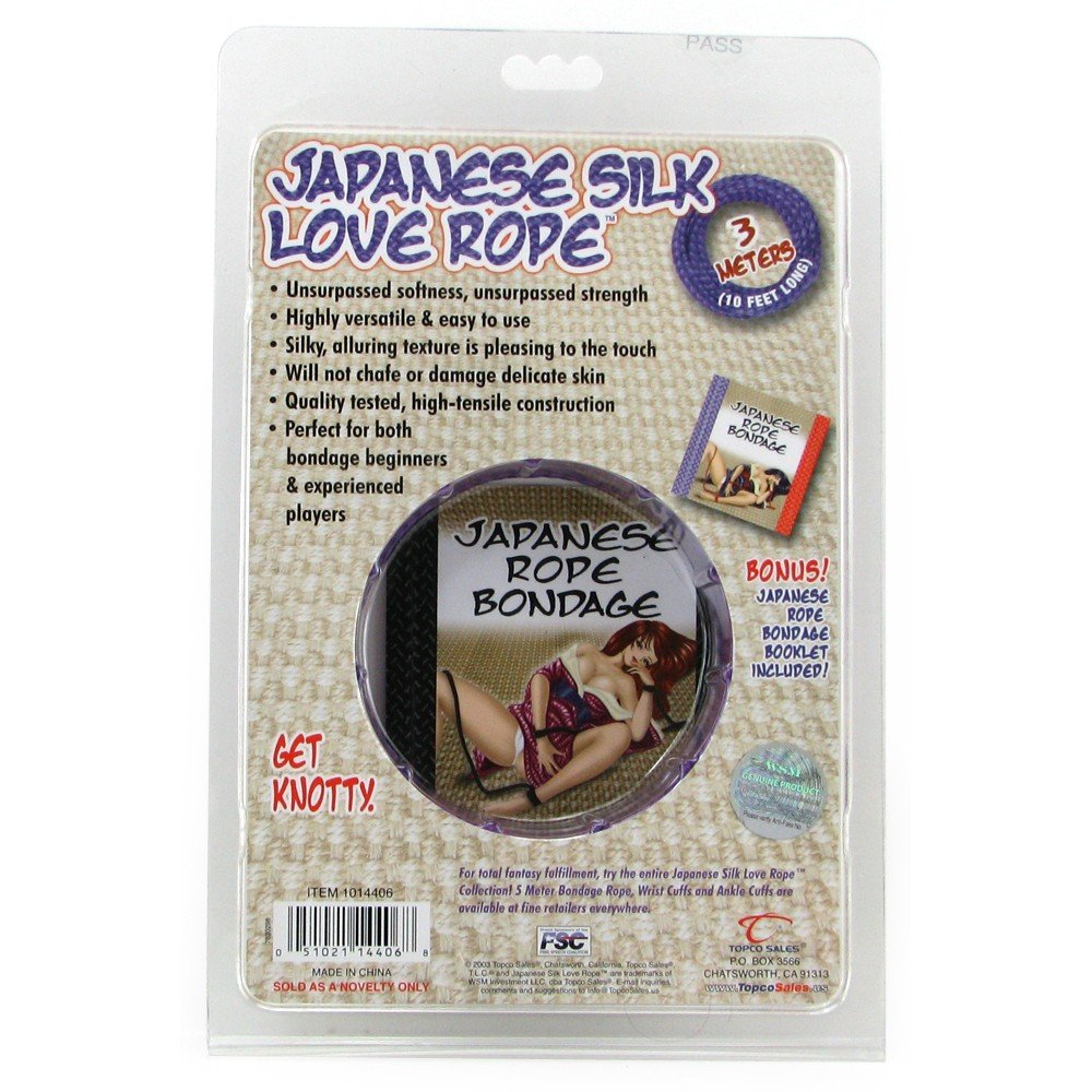 Topco Sales Tlc Japanese Silk Love Rope 10 Ft.