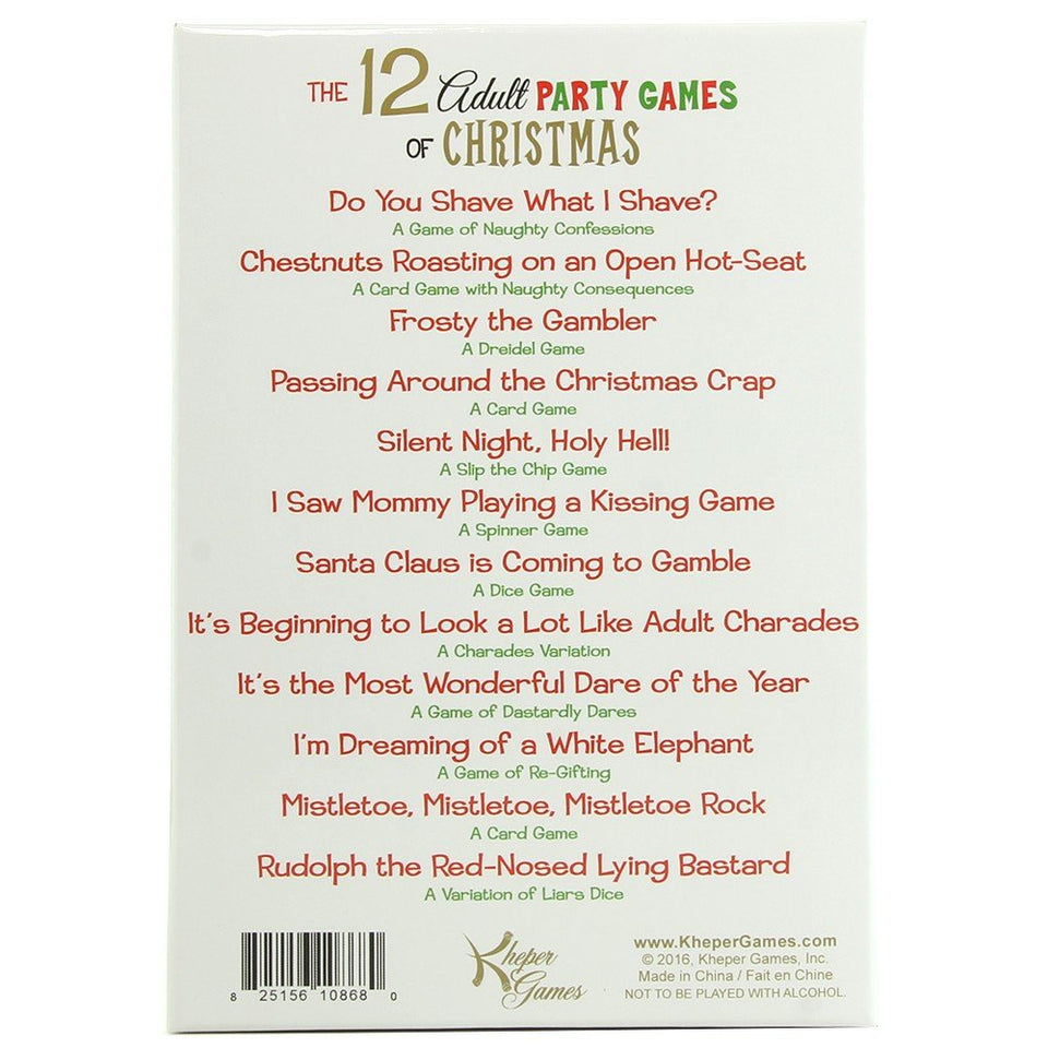 Kheper Games 12 Adult Party Games of Christmas