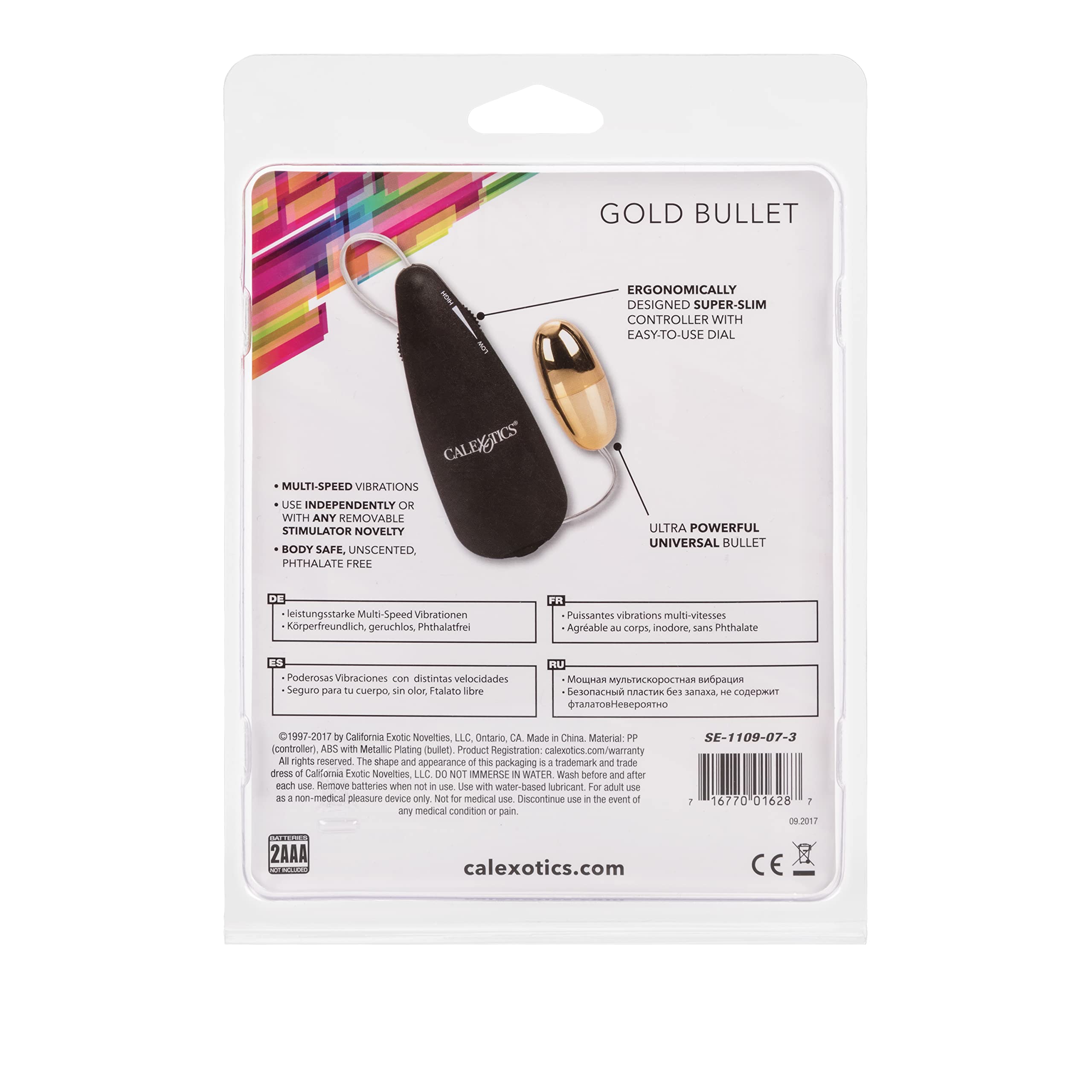 California Exotics Golden Vibrating Bullet