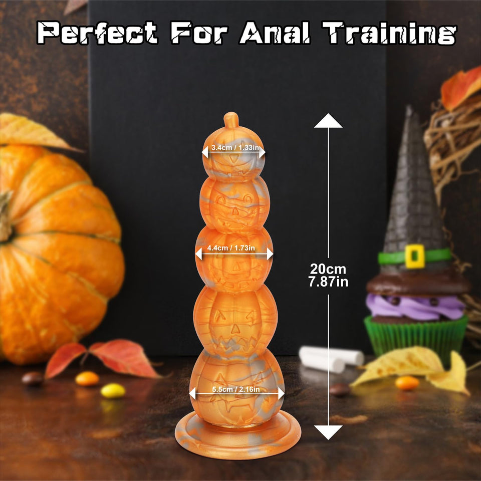 Fantasy Monster Dildo, Anal Dildos Anal Beads for Men, 7.87 Inch Silicone Knot Dildo with Suction Cup, Realistic Dildos for Wome
