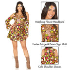 2Pc.Starflower Hippie,Cold Sho