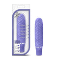 Blush Novelties Luxe Cozi 10 Vibrating Functions Satin Smooth Silicone AAA Battery Mini Vibrator - IPX7 Submersible Waterproof -