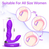 Adult Sex Toys for Women Sex Toy Pleasure - Wearable Thrusting Dildo with App&Remote Control Vibrators with 9 Powerful Strapless