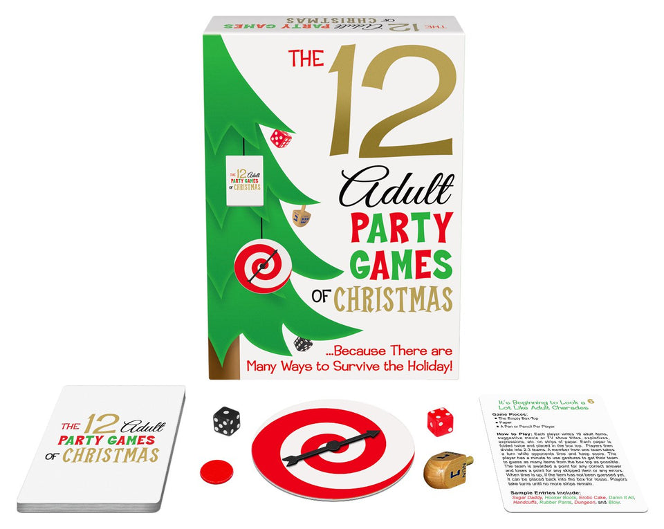 12 Adult Party Game Of Christmas
