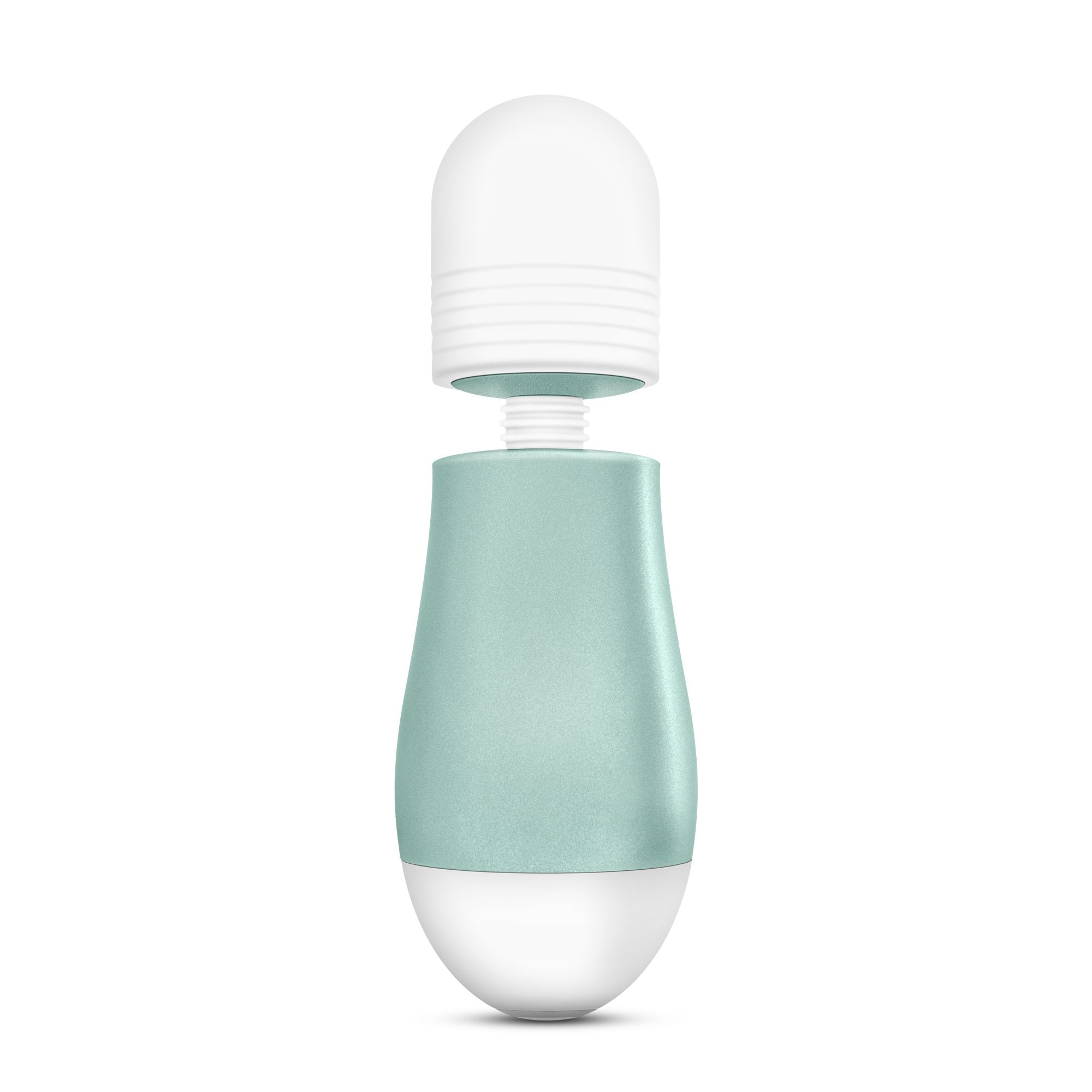 Blush Noje W2 - Usb Rechargeable Micro Wand Waterproof Massager 10 Function Clit Vibrator For Women - Sage Green