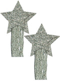 Pastease Star Tassel Silver Glitter Star