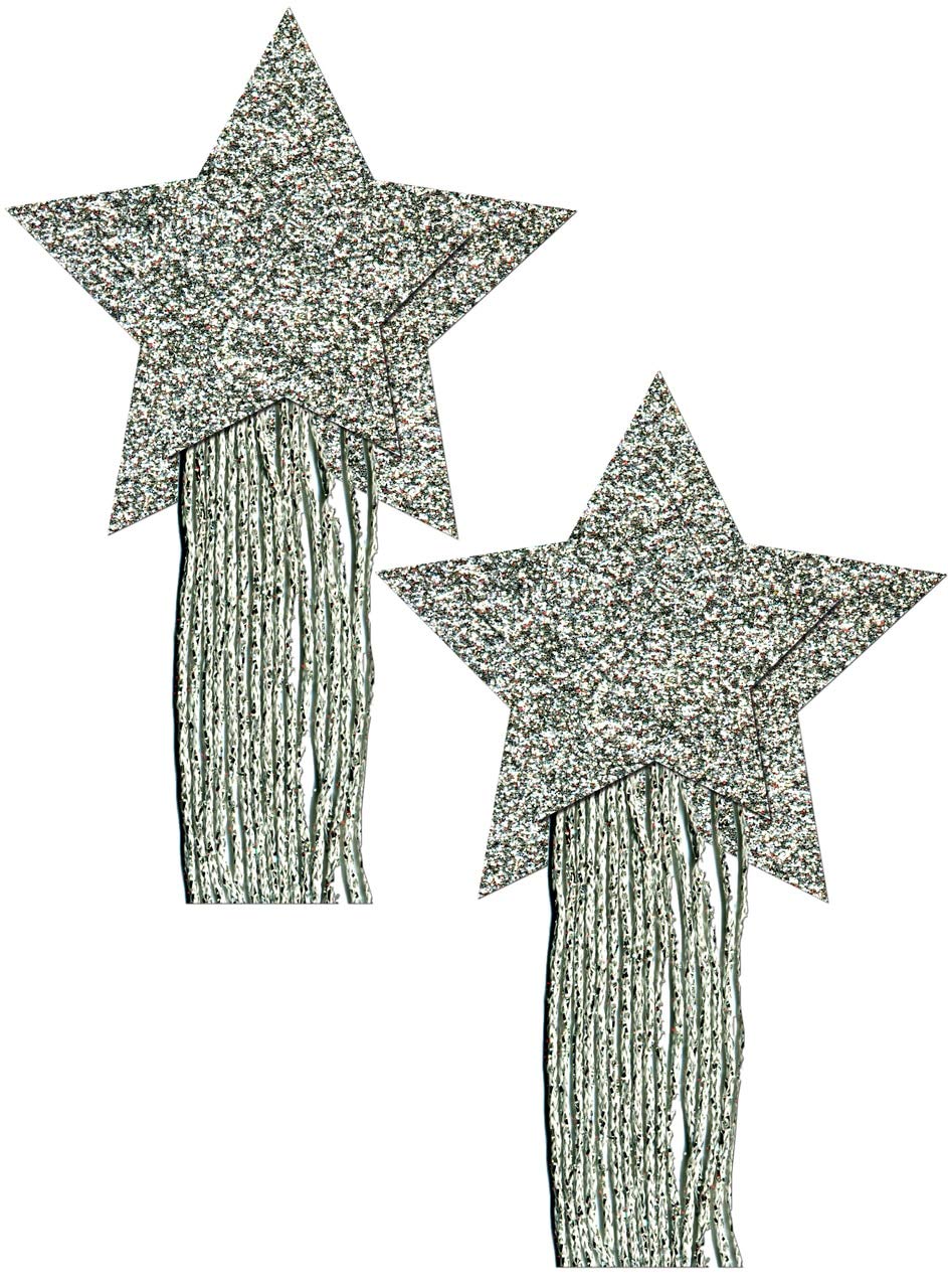Pastease Star Tassel Silver Glitter Star