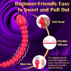 Upgraded Vibrating Penis Ring Sleeve with Rose Clitoral Vibrator, Cock Ring Remote Control Anal Butt Plug Prostate Massager 10 V