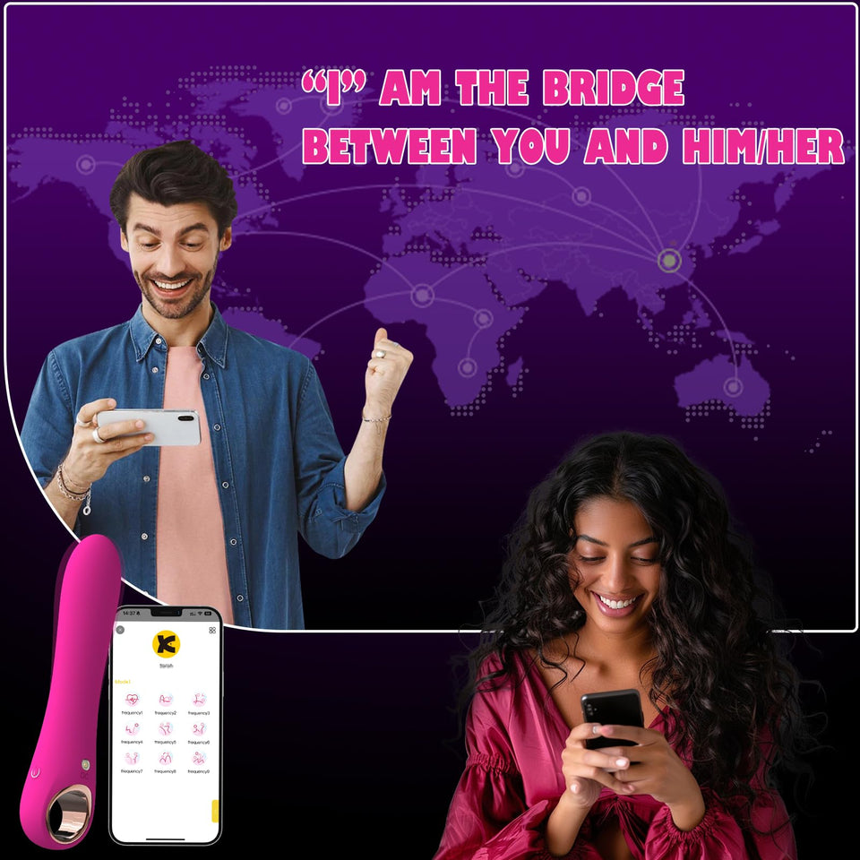 Tuitionua Adult Sex Toys Dildo - APP Control G Spot Dildos Vibrator for Woman, Clitoral Stimulator with 10 Vibration Modes, Adul