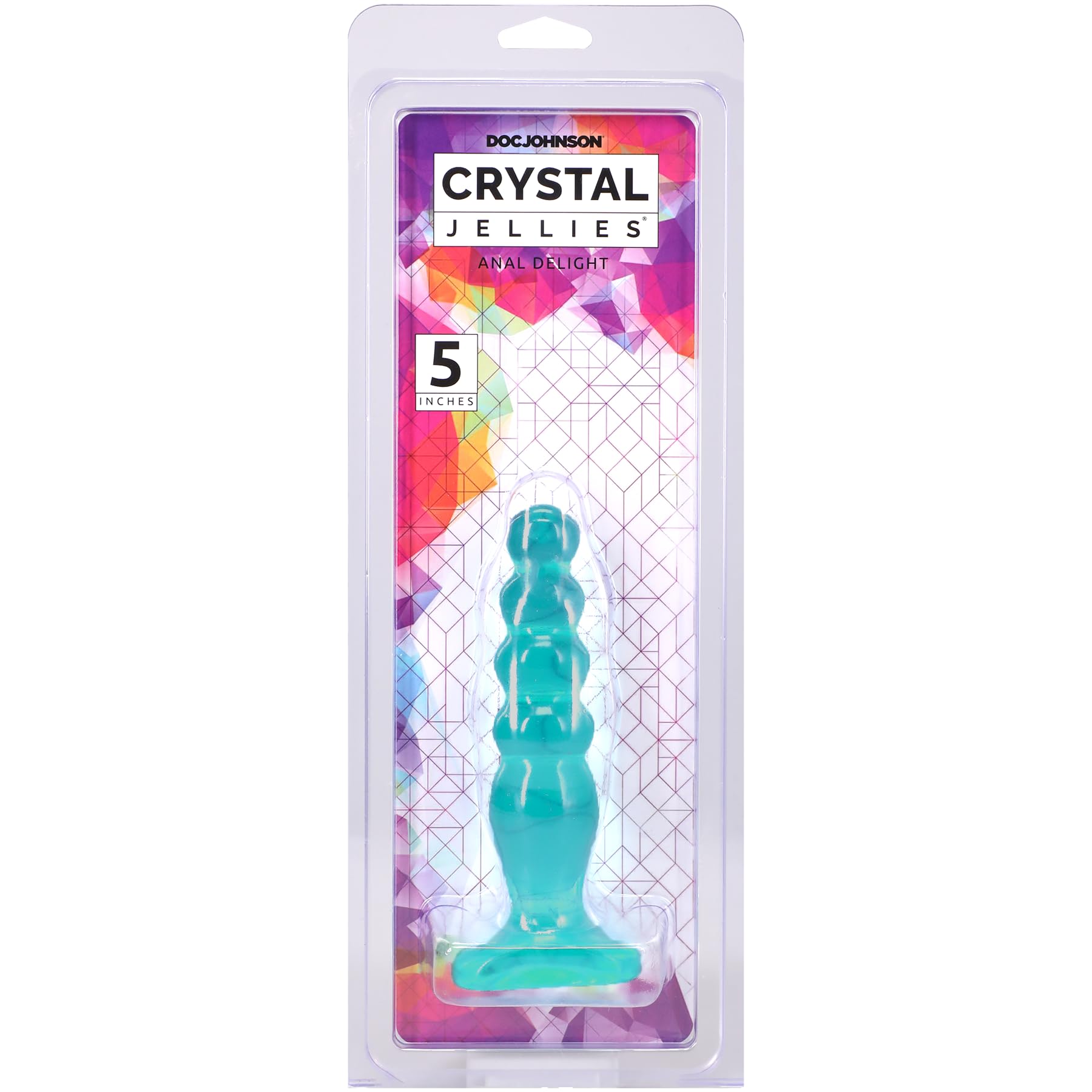 Crystal Jellies Anal Delight 5in Teal