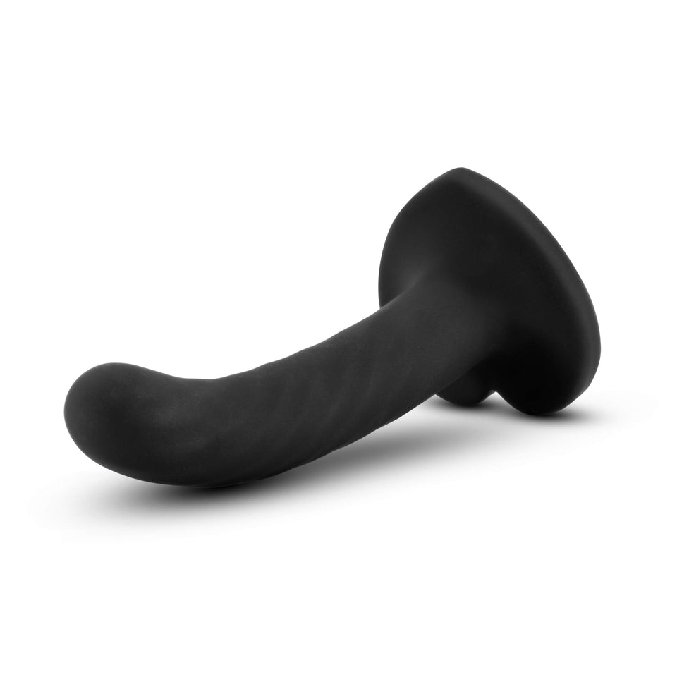Blush Temptasia Twist Small Silicone Dildo  45 Length  75 Width  Twisted Swirl Design For Added Friction  Heart Shaped Suc