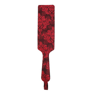 alisikee Red Spanking Paddle for Adult Sex Toys, Jacquard Bondage Sexual Paddles BDSM Set