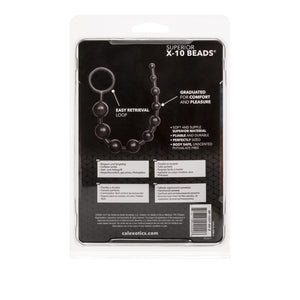 Silicone X-10 Beads Black