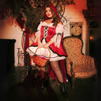 2 Pc Storybook Red Riding Hood - 3X-4X / Red/White