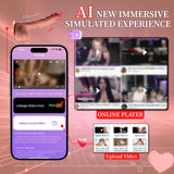 Thrusting Dildo Vibrator Sex Toys for Women Realistic Dildos 6in1 Penis with Suction Cup 9 Vibrations & 3 Thrusting Swing, Heati