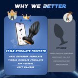 360 Rotation Adult Sex Toys for Men Prostate Massager - Swirl Surround Stimulate Prostate Point APP Remote Control, Adult Toys A