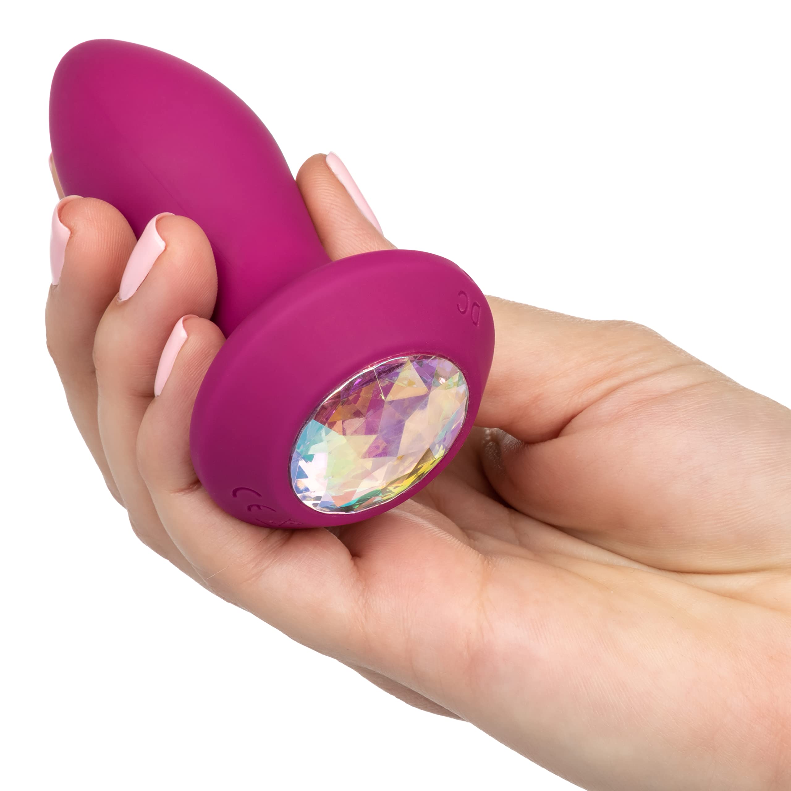 Calexotics Se-0385-07-3 Power Gem Vibrating Petite Crystal Probe - Purple
