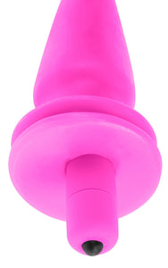 (Wd) Neon Vibrating Butt Plug