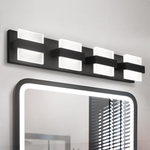 Asd Led 26 Inch Bathroom Vanity Light Fixture | 4-Lights 23W 2100Lm 2700-6000K 120V | 5Cct, Dimmable, Up And Down Illumination,