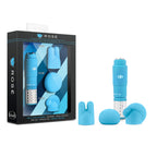 Blush Novelties Rose Revitalize Massage Kit - Massager, External Massager Vibrator - 3 Ultrasilk Smooth Puria Silicone Attachmen
