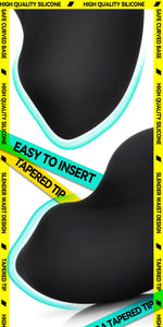 Anal Plug for Comfortable Long-Term Wear - Silicone Butt Plug Dilator with Curved Base & Slender Waist - 5.35 x 2.16 inch Prosta