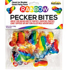 Hott Products Rainbow Pecker Bites Fruit Flavored Sugar Candies, 16 Pieces, 4.5 Ounces