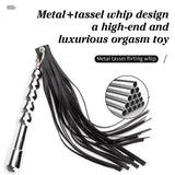 Sex Toys BDSM Whip Leather Flogger Adult for Couples Play Crop Whip Sexy Spanking Paddle Sex Toys for Couples BDSM Flirting Whip
