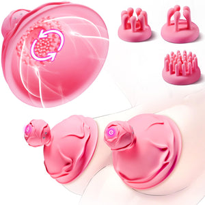 Nipple Toys Women Sex Toys - 3IN1 Rose Sex Toy Sex Machine with 10 Powerful Rotation Modes for Nipple Clitoral Stimulator Massag
