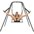 Master Series Adjustable Swing With Stand For Men, Women & Couples. Adjustable Height And Angle Sex Swing. Comfortably Padded An