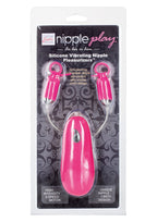 Calexotics Nipple Play Silicone Vibrating Nipple Pleasurers, Pink