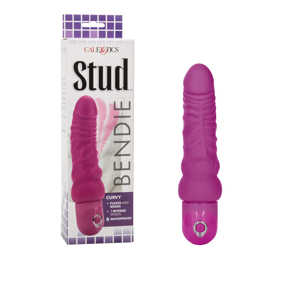 CalExotics Bendie Power Stud Curvy, Pink
