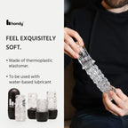 The HANDY Masturbator Sleeve - Dream Collection Touch Penis Sleeve - Realistic Masturbation Sleeve for Adult Sex Toys for Men