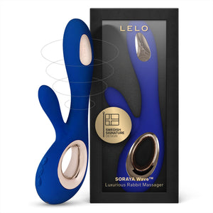 Lelo Soraya Wave Dual Action Vibrator Midnight Blue