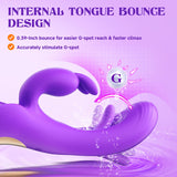 Vibrator Sex Toys for Women - 4IN1 Rabbit Vibrators Adult Toys with 7 Flapping & Vibrating & Tapping Modes, New APP G Spot Anal