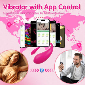 Female Sex Toys Wearable Vibrator - Adult Toys Long Distance Bluetooth App Remote Control G Spot Vibrator More Than 9 Vibrations