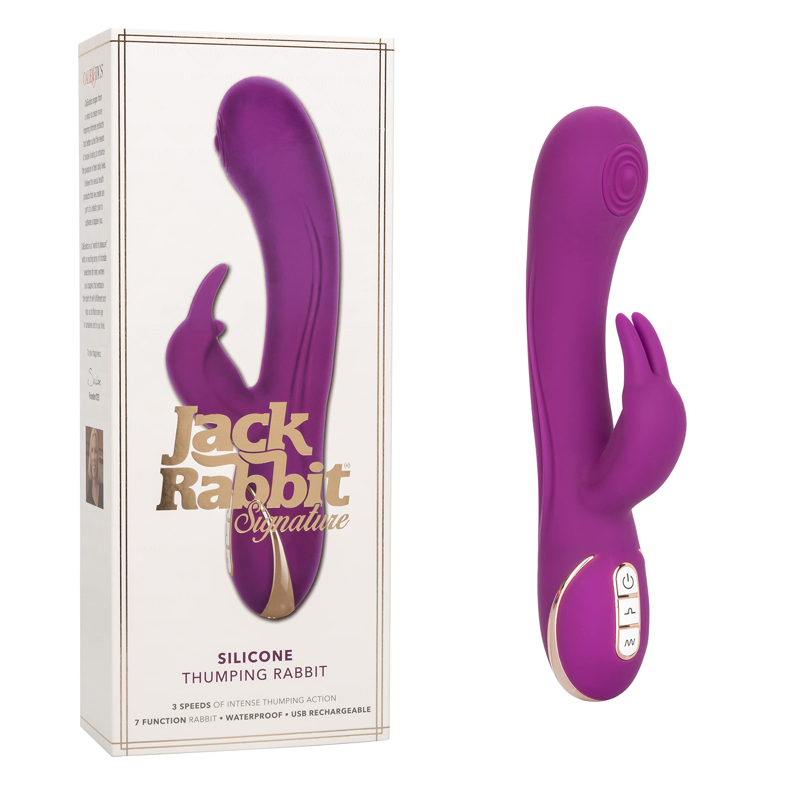 Calexotics Se-0609-45-3 Jack Rabbit Signature Silicone Thumping Rabbit Multi