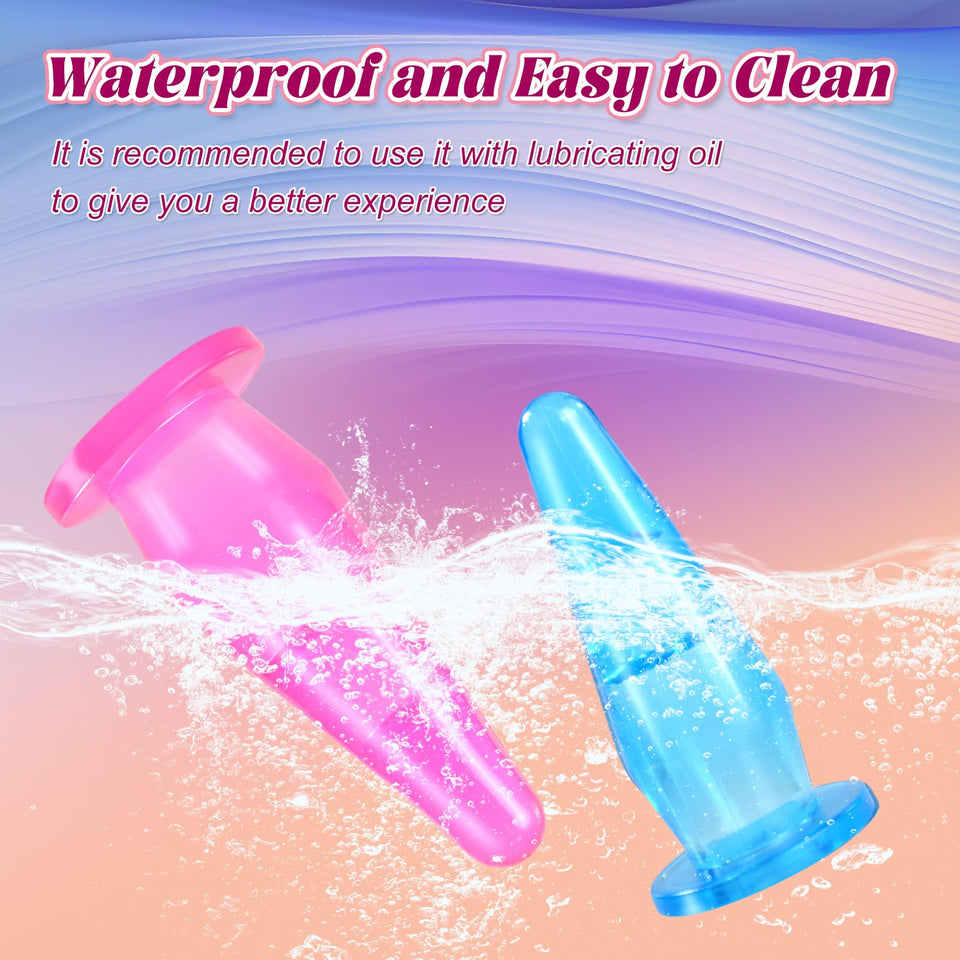 6Pcs Adult Finger Vibrator Accessories, Anal Butt Plug Finger Sleeve Vagina G-Spot Stimulator Anal Sex Toys for Adult Women Men